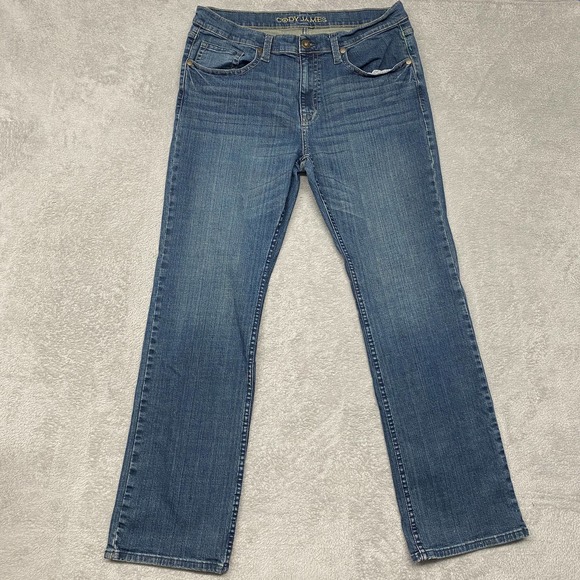 Cody James Other - Cody James Jeans Mens 36 Blue Denim Western Straight Distressed 30 Inseam